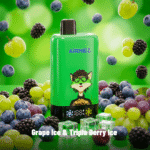 Airmez Fox Pro 80000 Rechargeable Disposable Vape - Grape Ice & Triple Berry Ice