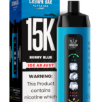 Al Fakher 15000 Ice Adjust Adjustable Ice Rechargeable Disposable Vape - Berry Blue