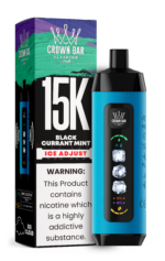 Al Fakher 15000 Ice Adjust Adjustable Ice Rechargeable Disposable Vape - Blackcurrant Mint