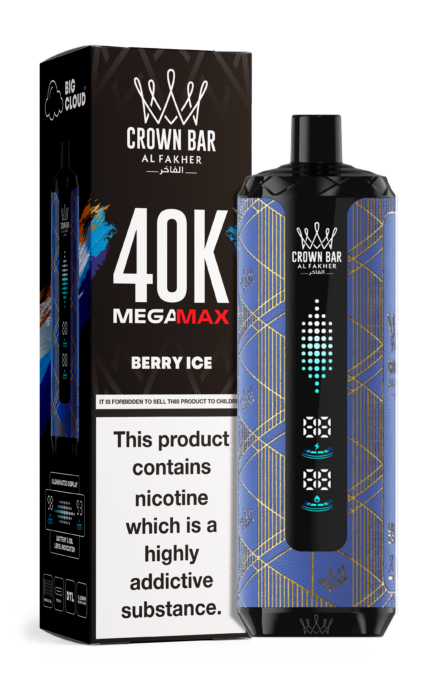 Al Fakher 40K MegaMax Rechargeable Disposable Vape - BERRYICE