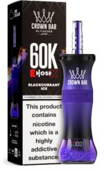 Al Fakher 60K EHOSE X Shisha Hookah Rechargeable Disposable Vape - Blackcurrant Ice