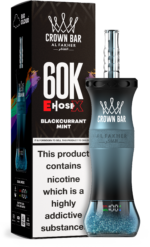 Al Fakher 60K EHOSE X Shisha Hookah Rechargeable Disposable Vape - Blackcurrant Mint