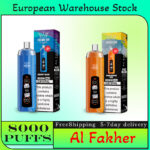 Al Fakher Crown Bar 8000 Pro Crystal 8000 Puffs DTL Disposable Vape - View 2