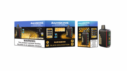 Bang Rocket 50000 Smart Display Rechargeable Disposable Vape - Blue Razz Ice