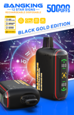 Bang Rocket 50000 Smart Display Rechargeable Disposable Vape - Blue Razz Ice (2)