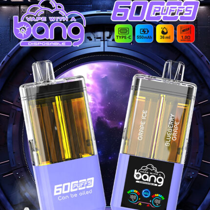 Bang 60K Smart Display Rechargeable Disposable Vape