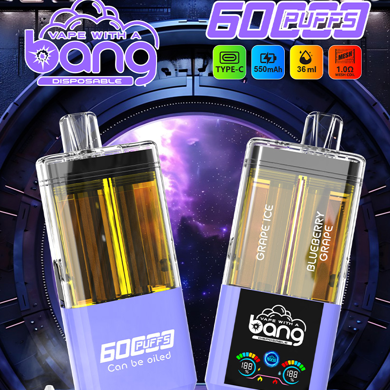 Bang 60K Smart Display Rechargeable Disposable Vape Bang 60K Smart Display Rechargeable Disposable Vape