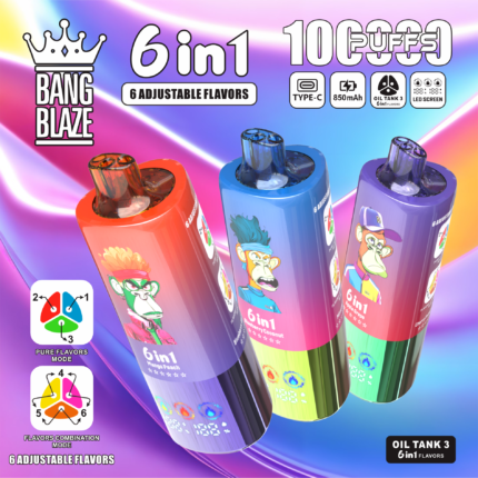 Bang Blaze 100K Smart Display Rechargeable Disposable Vape - Product View (2)