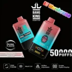 Bang King 50000 Rechargeable Disposable Vape - Blueberry Ice & Peach Ice