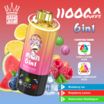 Bang Leader 110K Smart Display Rechargeable Disposable Vape - Blueberry Ice & Raspberry Lemon & Watermelon Bubblegum
