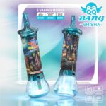 Bang QQ Shisha 500K Shisha Hookah Rechargeable Disposable Vape - Blueberry Gum