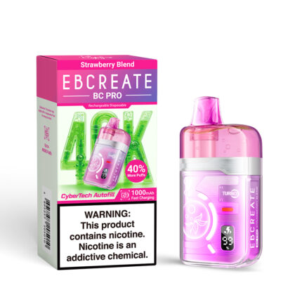 EBCREATE BC PRO 40K Rechargeable Disposable Vape - Strawberry Blend
