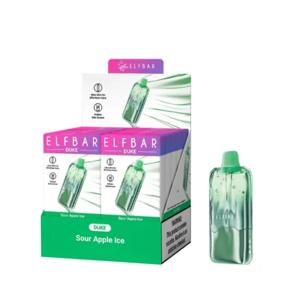 ELFBAR DUKE 30K Disposable Vape - Sour Apple Ice