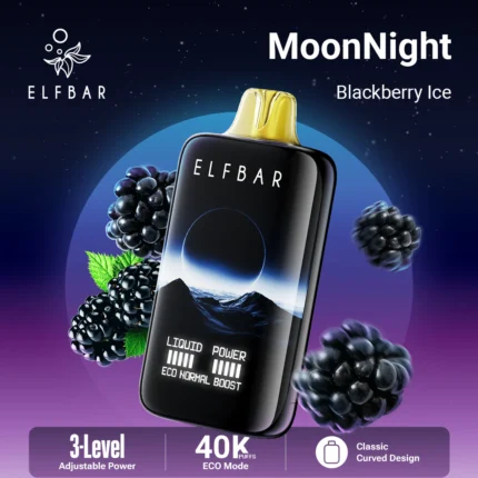 ELFBAR MoonNight 40000 40K Puffs Adjustable Power Disposable Vape
