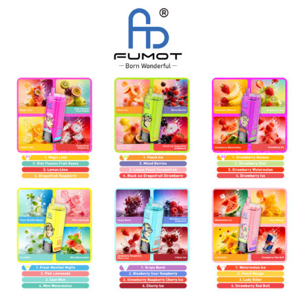 Fumot Eco 80K Rechargeable Disposable Vape - Flavors Product View
