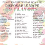 Fumot RandM Digital Box 12000 12K Puffs LCD Display Disposable Vape - Retail Packaging (2)