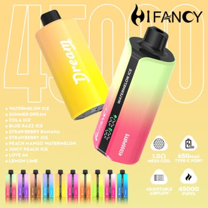 HIFANCY DREAM 45K Rechargeable Disposable Vape - Product View