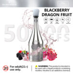 Humo Armand de Brignac 50K Rechargeable Disposable Vape - Blackberry Dragon Fruit