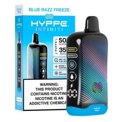 Hyppe Infiniti 50000 Rechargeable Disposable Vape - Blue Razz Freeze