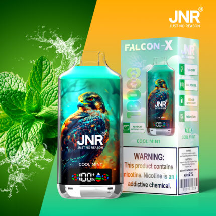 JNR Falcon X 18000 Rechargeable Disposable Vape - Cool Mint