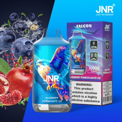 JNR Falcon 16000 16K Puffs Original Edition Disposable Vape - Blueberry Pomegranate Ice
