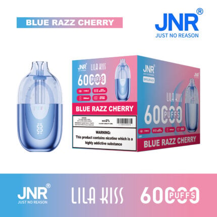 JNR Lira Kiss 60K Rechargeable Disposable Vape - Blue Razz Cherry