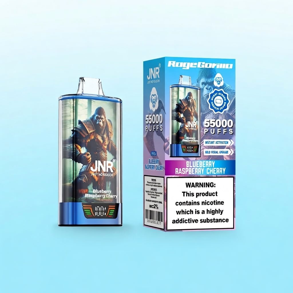 JNR Rage Grilla 55000 Smart Display Rechargeable Disposable Vape JNR Rage Grilla 55000 Smart Display Rechargeable Disposable Vape