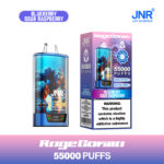 JNR Rage Grilla 55000 Smart Display Rechargeable Disposable Vape - Blueberry Sour Raspberry