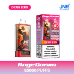 JNR Rage Grilla 55000 Smart Display Rechargeable Disposable Vape - Cherry Berry