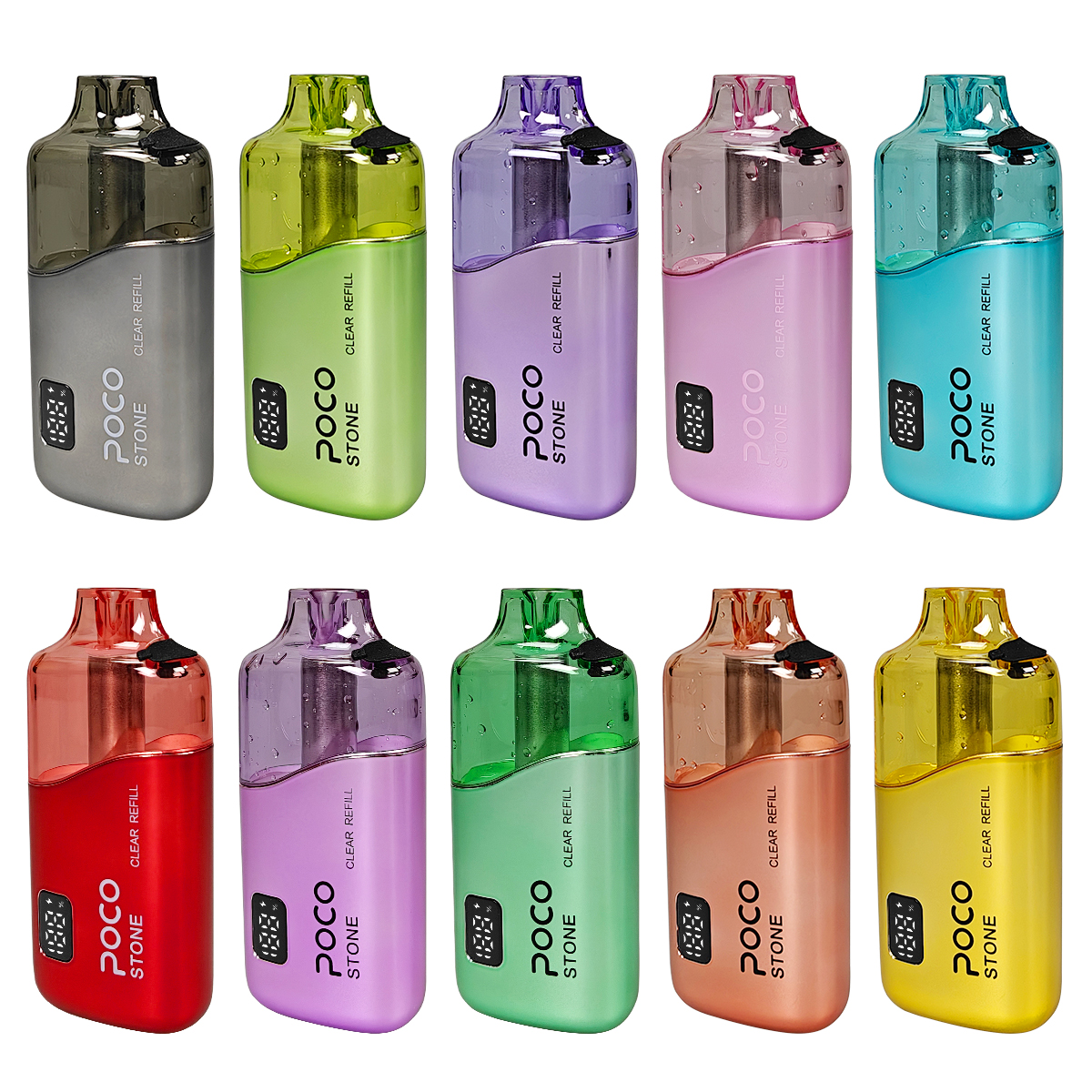 POCO STONE 75000 Puffs Rechargeable Disposable Vape - Refillable Kit POCO STONE 75000 Puffs Rechargeable Disposable Vape - Refillable Kit