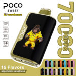 POCO Sweet 70000 Adjustable Sweetness Rechargeable Disposable Vape - Gallery