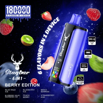 STAG BAR 180K Rechargeable Disposable Vape - View 2