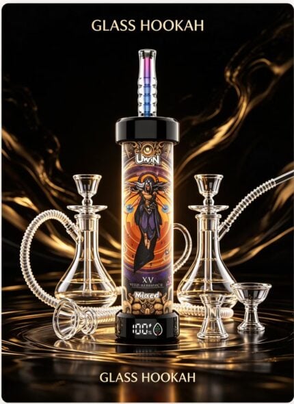 UWIN Shisha 100K DTL Hookah Style Shisha Disposable Vape - Blue Razz