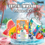 UWIN RandM Crystal Twins 40K Dual Flavor Rechargeable Disposable Vape - View 4