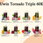 UWIN Tornado Triple 60K Triple Flavor Smart Display Rechargeable Disposable Vape