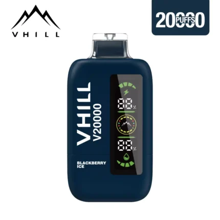 VHILL 20K Smart Display Rechargeable Disposable Vape - Blueberry Ice