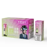 VHILL TRIPLE 90K Triple Flavor Rechargeable Disposable Vape - Grape Ice & Strawberry Candy & Strawberry Raspberry Cherry