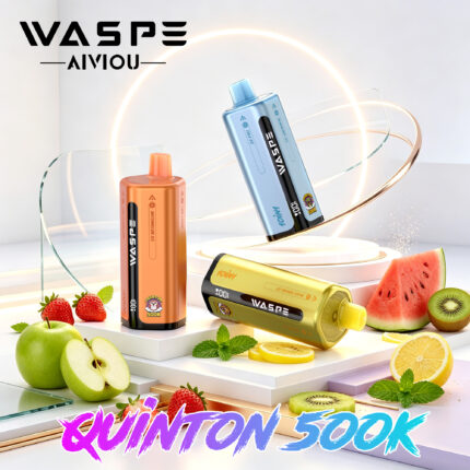 WASPE Quinton 500K Rechargeable Disposable Vape - Product View