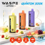 WASPE Quinton 500K Rechargeable Disposable Vape - Product View (3)