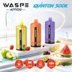 WASPE Quinton 500K Rechargeable Disposable Vape - Product View (4)