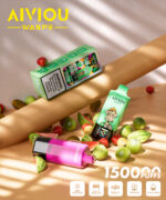 WASPE Aiviou 150K 6-in-1 Switchable Flavors LED Display Disposable Vape - Product View (3)