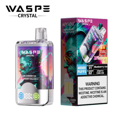 WASPE Crystal 40000 Rechargeable Disposable Vape - Product View