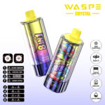 WASPE Crystal 180K Rechargeable Disposable Vape - View 3
