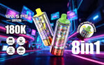 WASPE Crystal 180K Rechargeable Disposable Vape - Product View