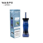WASPE Shisha Hookah 300K LED Display Shisha Vape - Blue Fantasy