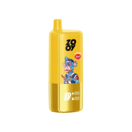 ZOOY Triple 70000 Triple Flavor Smart Display Rechargeable Disposable Vape - Mango Ice Aloe Grape Kiwi Passions Fruit